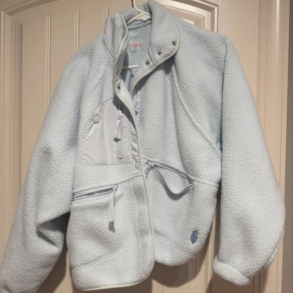Women's Light Blue Fleece Jacket